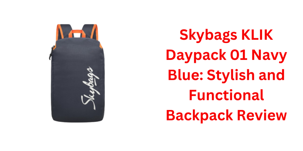 Skybags KLIK Daypack 01 Navy Blue