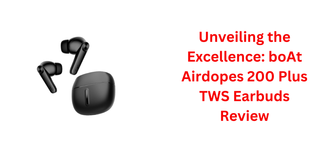 boAt Airdopes 200 Plus TWS Earbuds
