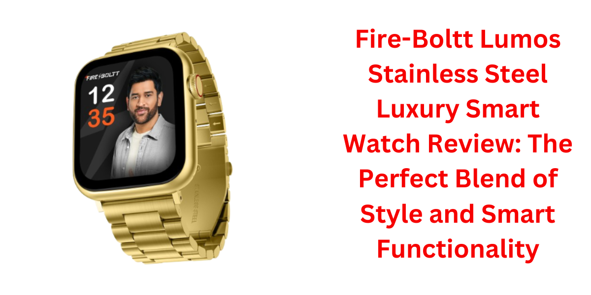 Fire-Boltt Lumos Stainless Steel Luxury Smart Watch