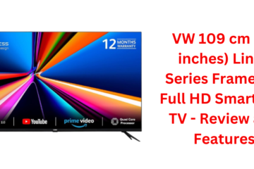 VW 109 cm (43 inches) Linux Series Frameless Full HD Smart LED TV
