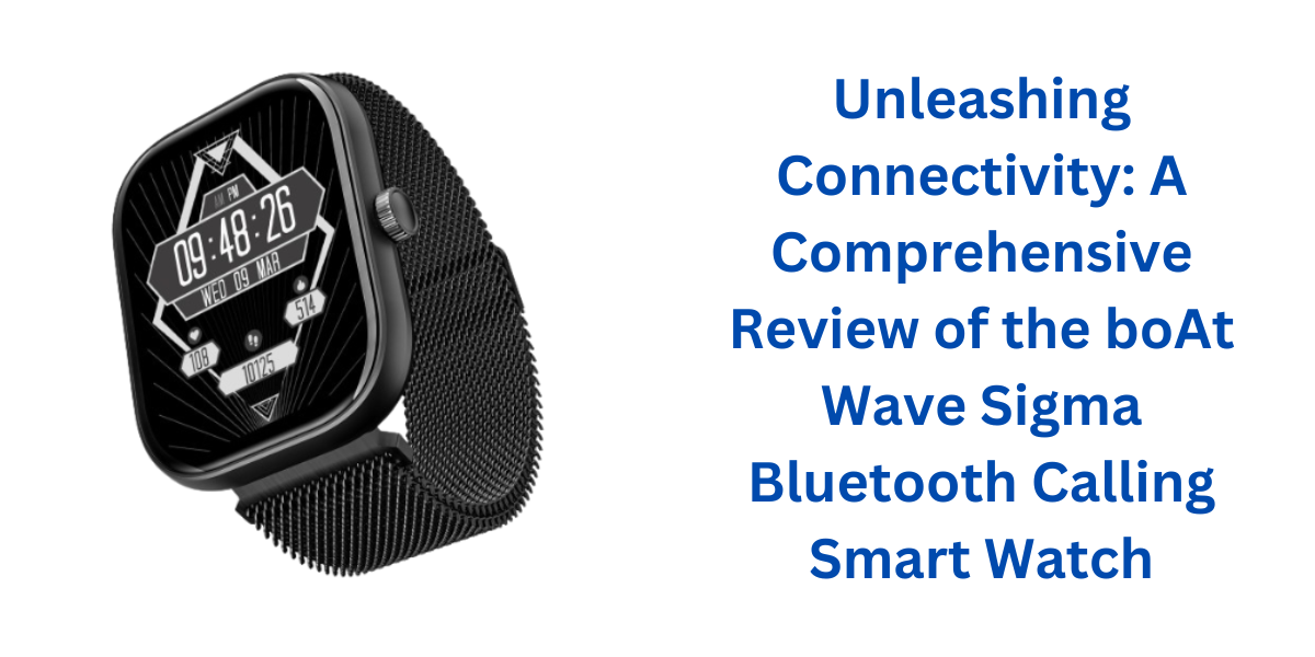 boAt Wave Sigma Bluetooth Calling Smart Watch