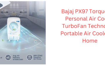 Bajaj PX97 Torque 36L Personal Air Cooler TurboFan Technology Portable Air Cooler For Home