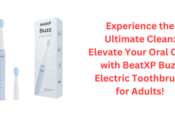 Experience the Ultimate Clean: Elevate Your Oral Care with BeatXP Buzz Electric Toothbrush for Adults!