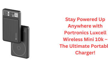 Stay Powered Up Anywhere with Portronics Luxcell Wireless Mini 10k – The Ultimate Portable Charger!