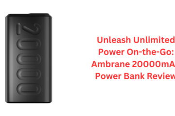 Unleash Unlimited Power On-the-Go: Ambrane 20000mAh Power Bank Review